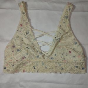 Pink by Victoria's Secret floral lace bralette with Reduced shipping!